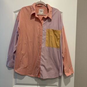 Abercrombie multi color shirt